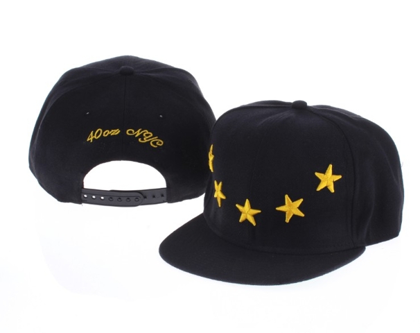 40 OZ NY Stars Snapback Hat id06